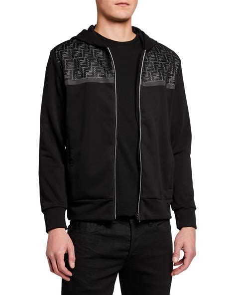 fendi sweater men's|fendi zip up hoodie.